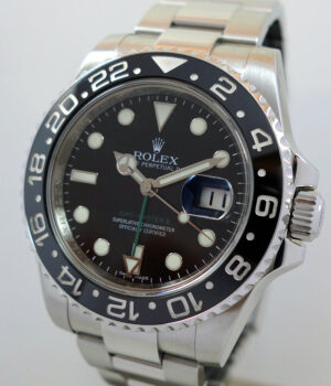 Rolex GMT Master II  Steel 116710LN  Box & Card 2011