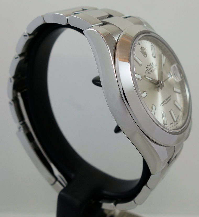 DSC03412 Rolex Datejust II 116300 Silver dial Box & Card 2014