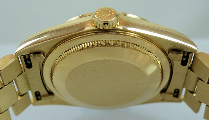 DSC03454 ROLEX President Day-Date 18238 White-Dial 1991 Box & Papers plus Rolex Service