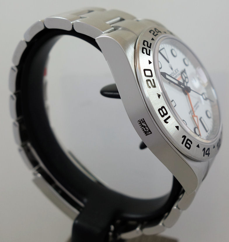 DSC03770 Rolex Explorer II Polar White dial 226570 New Style Box & Card 2025