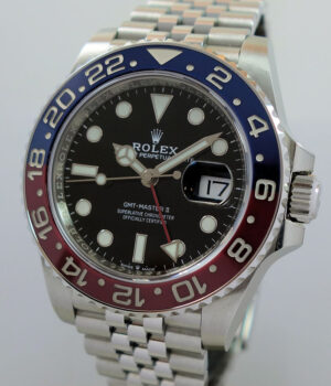 ROLEX GMT II "PEPSI" on Jubilee 126710BLRO  Box & Card (price valid until 13th April)