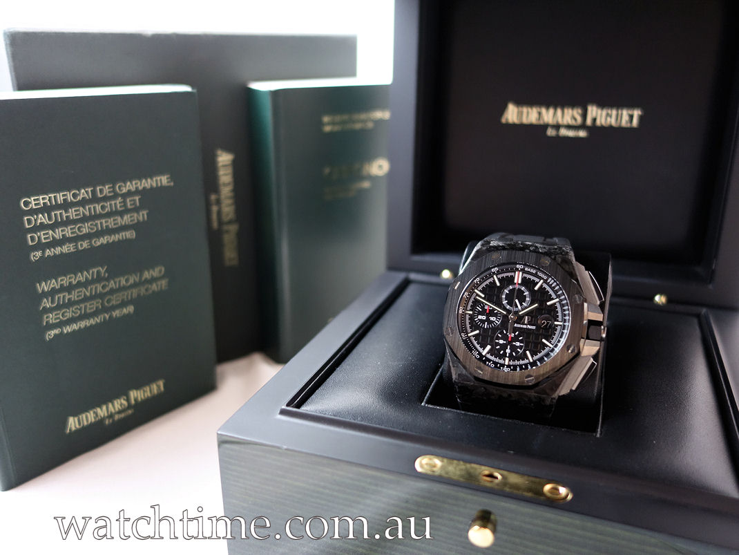 DSC04487 Audemars Piguet Royal Oak Offshore 26400AU 44mm Forged-Carbon Chrono