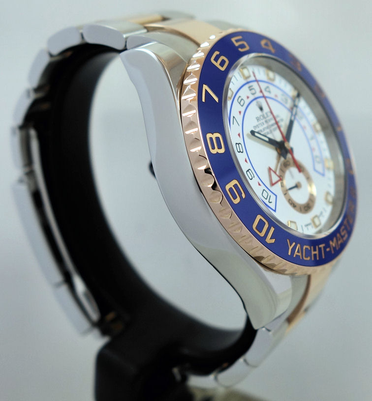 DSC04621 Rolex Yachtmaster II 18k Everose Gold & Steel 116681