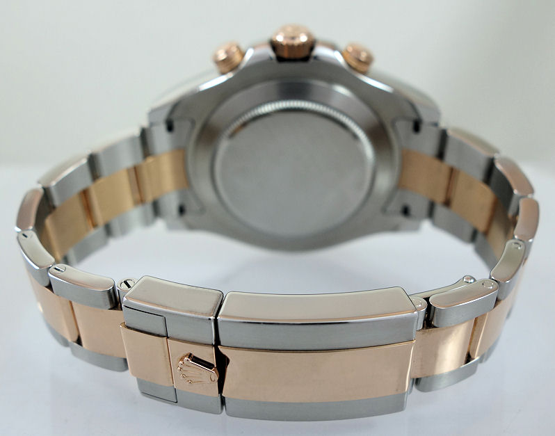 DSC04624 Rolex Yachtmaster II 18k Everose Gold & Steel 116681