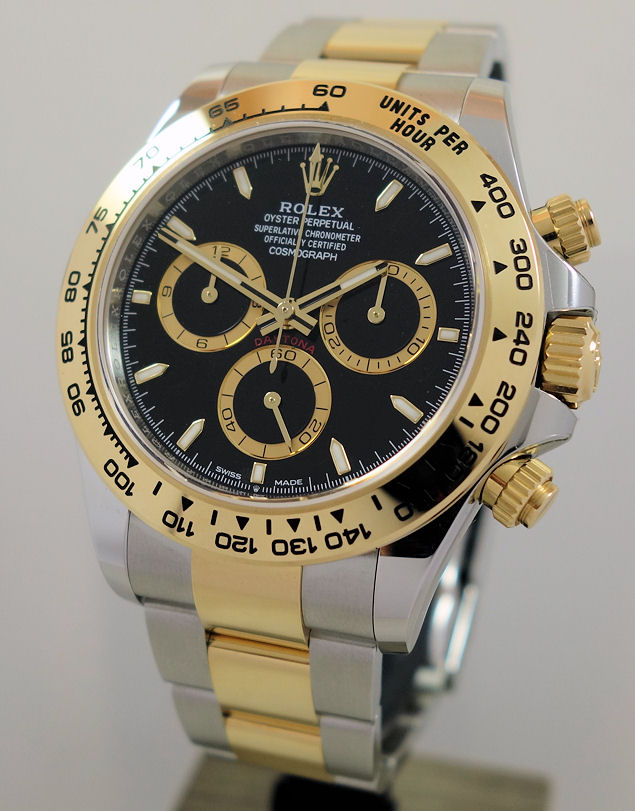 DSC04747 Rolex Daytona 18k & Steel, Black Dial 126503 Box & Card Sep 2025