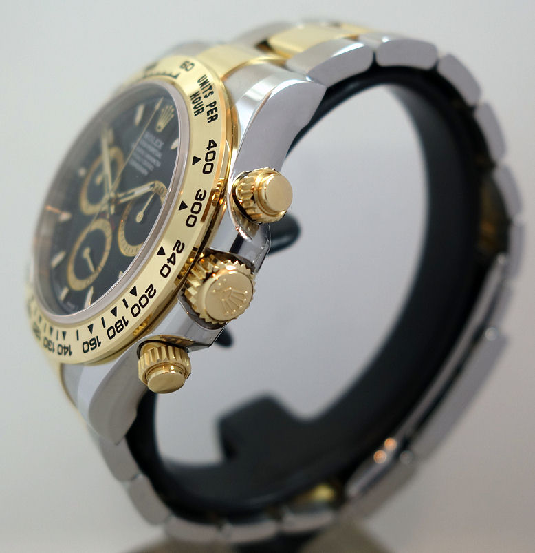 DSC04756 Rolex Daytona 18k & Steel, Black Dial 126503 Box & Card Sep 2025