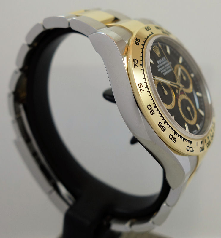 DSC04759 Rolex Daytona 18k & Steel, Black Dial 126503 Box & Card Sep 2025