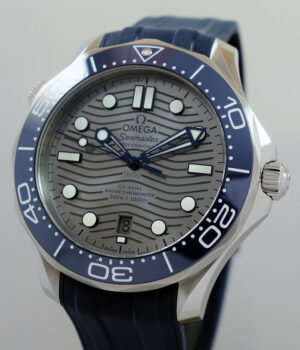 Omega Seamaster Diver 300m Steel on Rubber 42mm 210.32.42.20.06.001  Box & Cards 2022
