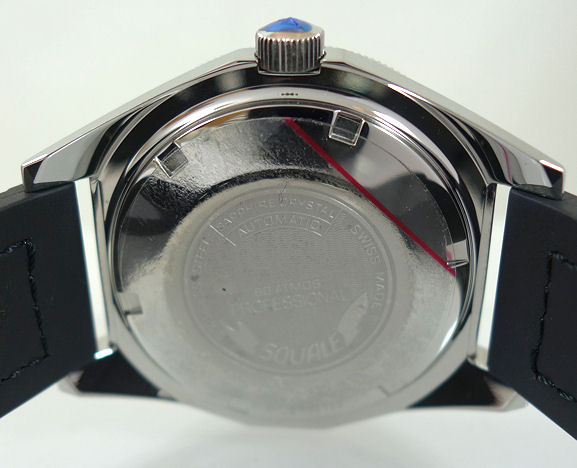 DSC04963 Squale Matic S 39.5mm Steel, Orange Hydroleather MATICBKOBK.RLOR