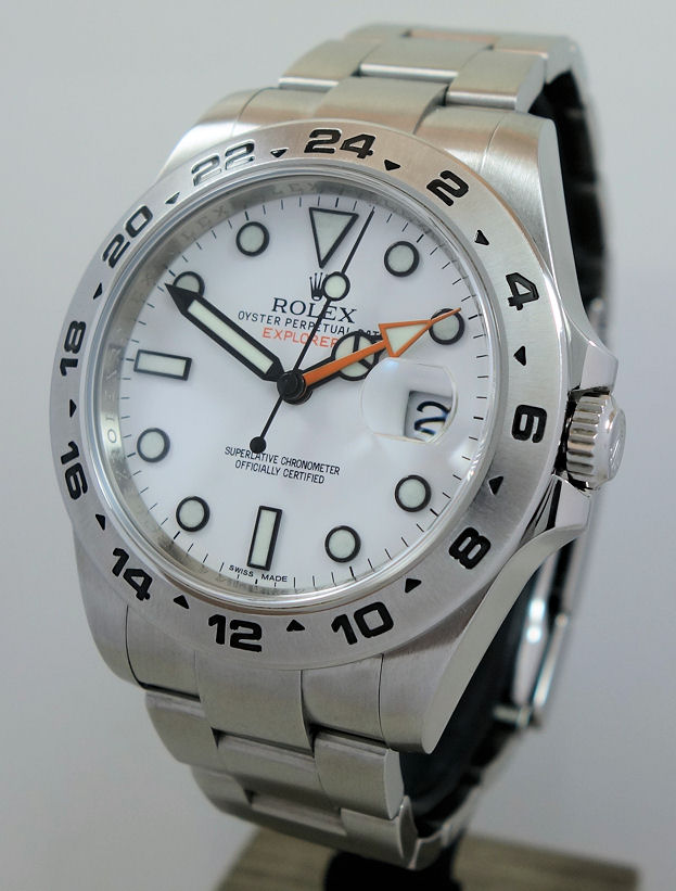 DSC05132 Rolex Explorer II Polar White-dial 216570 Box & Card