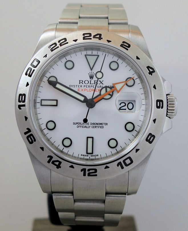 DSC05135 Rolex Explorer II Polar White-dial 216570 Box & Card
