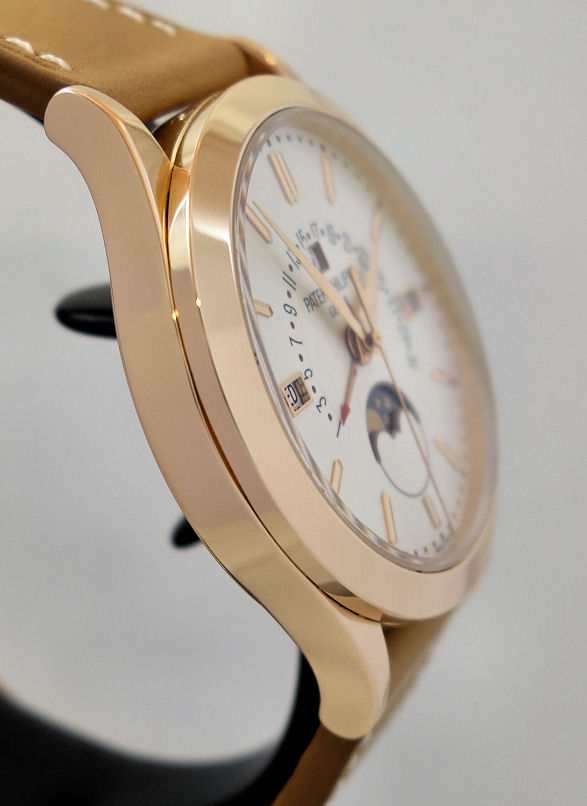 DSC05241 PATEK PHILIPPE 5496R-001 Perpetual Calendar Retrograde Moonphases 18k Rose-Gold Box & Papers