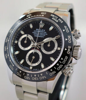 ROLEX DAYTONA CERAMIC 116500LN STEEL Black-Dial Box & Card 2017