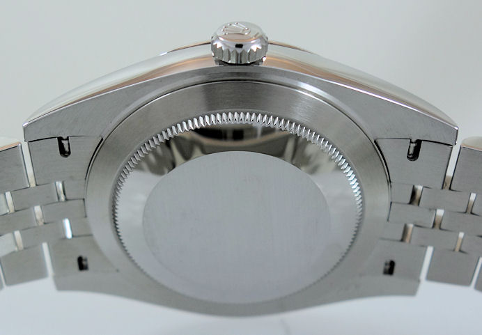 DSC05404 Rolex Datejust 41mm 126334 Rhodium Diamond dial, Fluted bezel, Jubilee bracelet B&C 2024