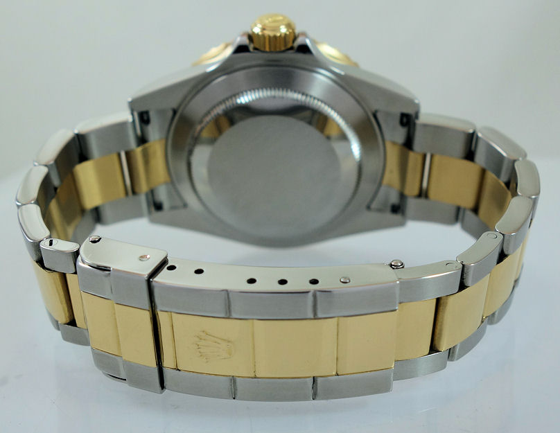 DSC05676 Rolex Submariner 16613 Black-dial 18k & Steel 2008 Box & Card