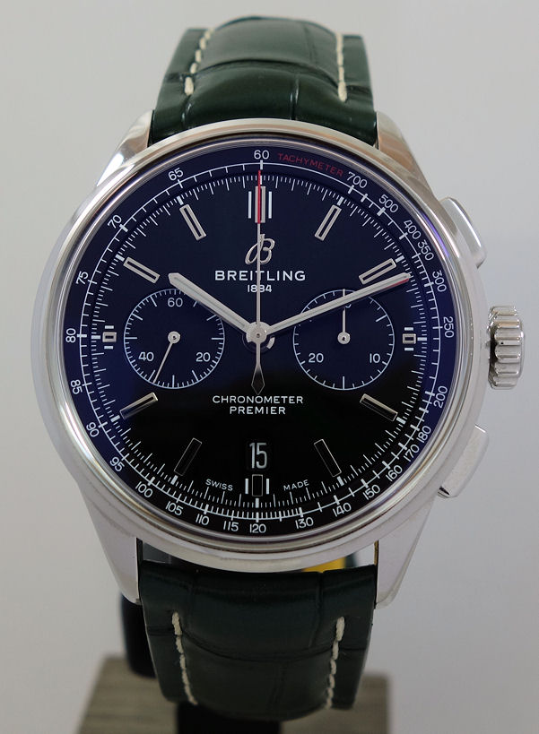 DSC05741 Breitling PREMIER B01 CHRONOGRAPH Bentley Racing GREEN dial AB0118 July 2024