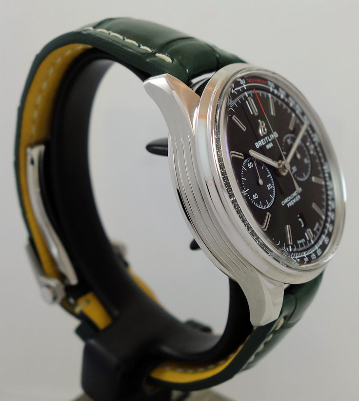 DSC05747 Breitling PREMIER B01 CHRONOGRAPH Bentley Racing GREEN dial AB0118 July 2024