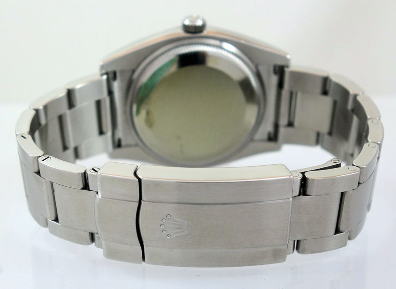 DSC05766 ROLEX Air-King 114200 Silver "Explorer" dial with Pink indexes