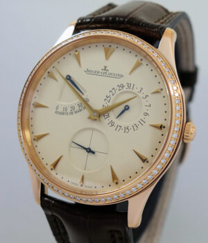 Jaeger-LeCoultre Master Ultra Thin Réserve de Marche Q1372501 18k Rose-Gold & Diamond Bezel
