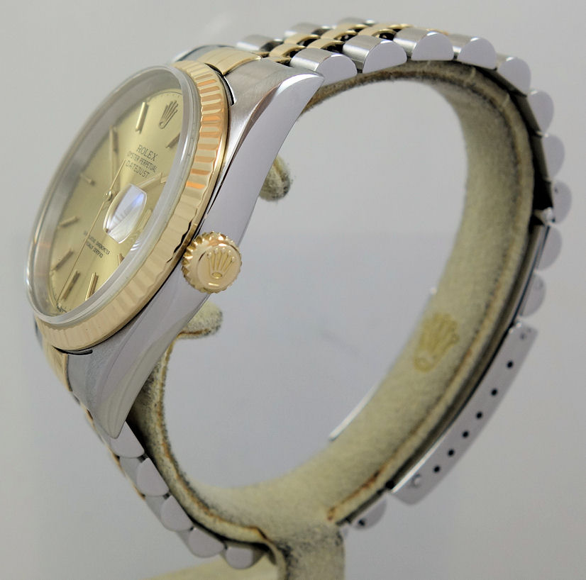 DSC06003 Rolex Datejust 36 Steel & 18k Yellow-Gold 2002 Box & Papers 16233