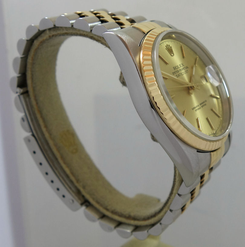 DSC06006 Rolex Datejust 36 Steel & 18k Yellow-Gold 2002 Box & Papers 16233