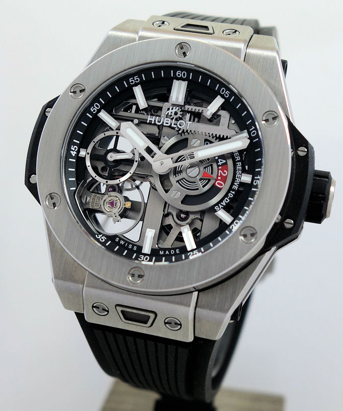 DSC06050 HUBLOT Big Bang MECA-10. 42mm Titanium 444.NX.1170.RX B&P March 2026 *55% OFF RETAIL*