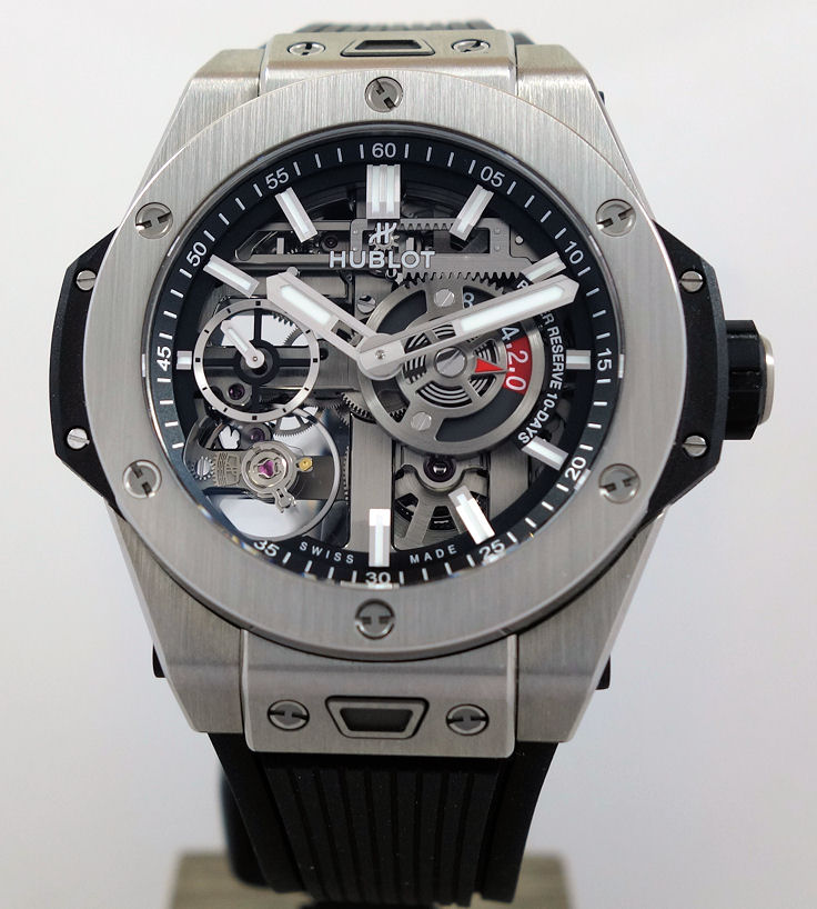 DSC06053 HUBLOT Big Bang MECA-10. 42mm Titanium 444.NX.1170.RX B&P March 2026 *55% OFF RETAIL*