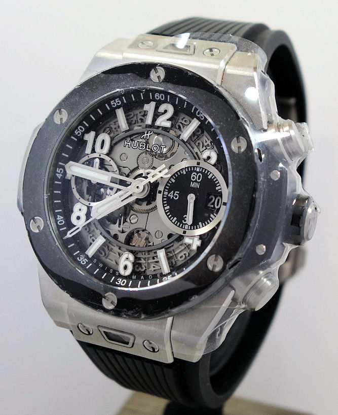 DSC06068 HUBLOT Big Bang UNICO 42mm Titanium & Ceramic 441.NM.1171.RX *June 2026*Unused* 55% OFF RETAIL!