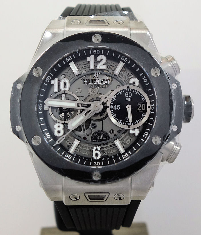DSC06069 HUBLOT Big Bang UNICO 42mm Titanium & Ceramic 441.NM.1171.RX *June 2026*Unused* 55% OFF RETAIL!