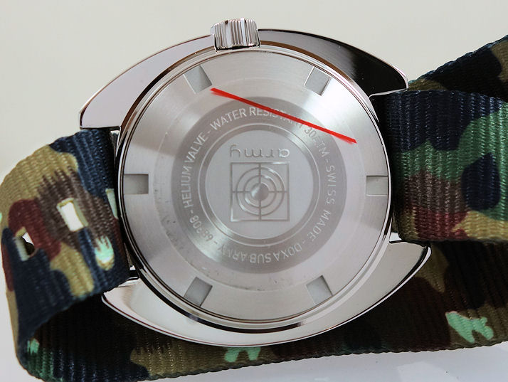 DSC06208 DOXA Army Steel, Bronze Bezel 785.60.031.20 Box & Card 2022