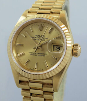 Rolex Lady-Datejust 18k Yellow-Gold 69178 Box & Papers