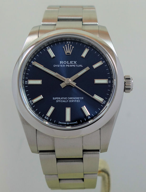 DSC06273 Rolex Oyster Perpetual 34 Blue-dial 124200