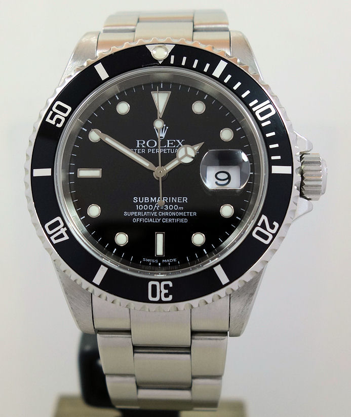 DSC06289 Rolex Submariner Date 16610 Box & Papers 2002