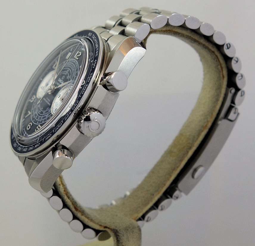 DSC06331 Omega Speedmaster Chronoscope Blue-dial 329.30.43.51.03.001 B&P 2025 $7,000 Off Retail !