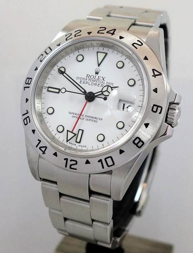 DSC06366 Rolex Explorer II POLAR White-Dial 16570 Box & Card 2009