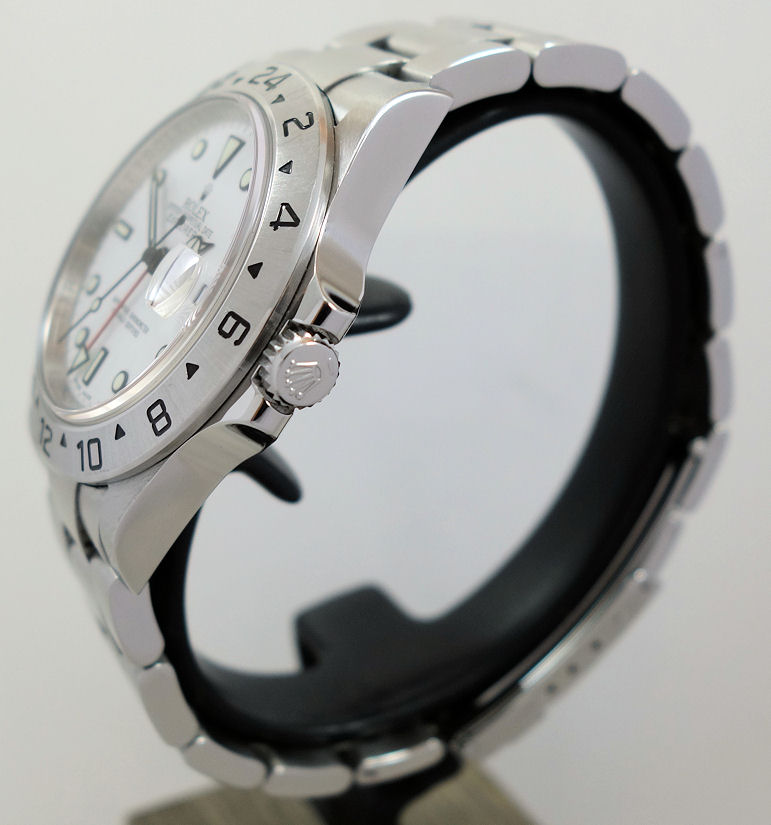 DSC06370 Rolex Explorer II POLAR White-Dial 16570 Box & Card 2009