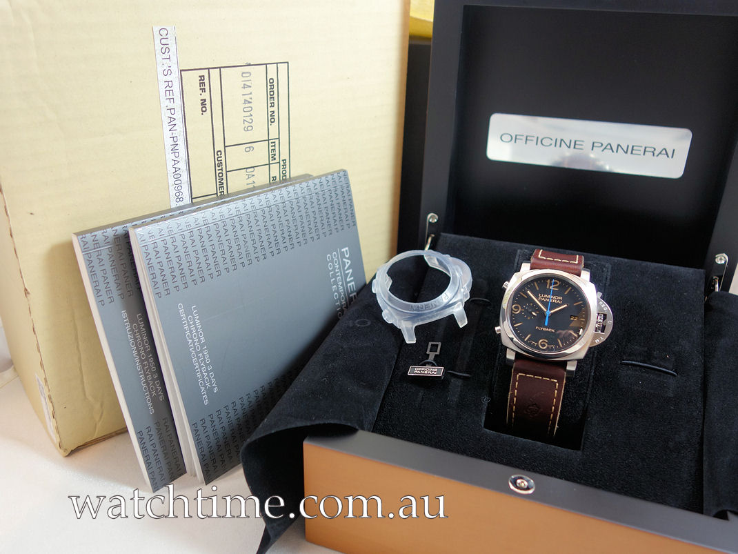 DSC06551 Panerai Luminor 1950 3 Days Chrono Flyback PAM 524