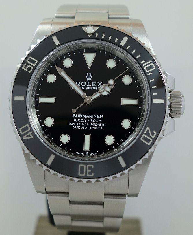 DSC06668 Rolex Submariner Non Date 124060 41mm Box & Card 2024