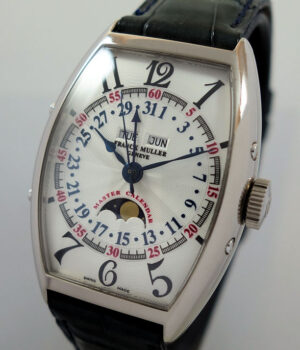 Franck Muller Master Calendar 5850 MCL 18k White-Gold Box & Papers