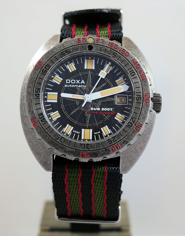 DSC06825 DOXA Sub 300T Clive Cussler Automatic 42mm 840.80.10.15 Ltd. Edn. # 43/93