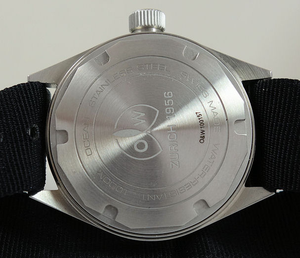 DSC06916 OW Ollech & Wajs C-1000 Y Steel 40mm Yellow-dial Swiss Automatic