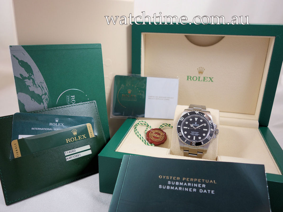 DSC07114 Rolex Submariner 114060 Ceramic Non-Date Box & Card