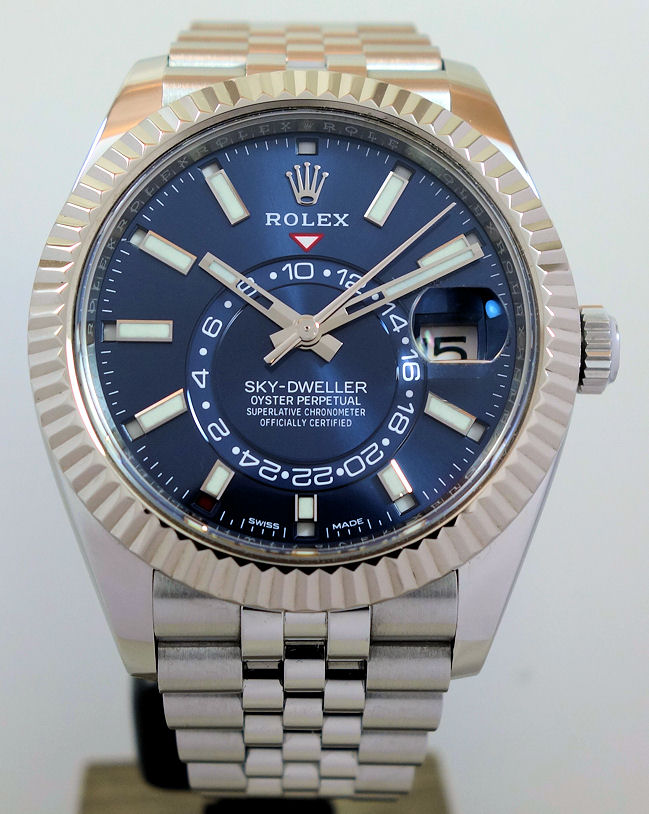 DSC07127 Rolex Sky-Dweller 326934 Steel, Blue Dial 2022 Box & Card