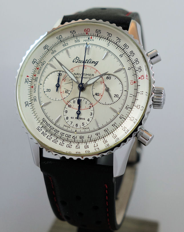 DSC07174 BREITLING Navitimer Montbrillant A30030 Steel 38mm Box & Papers
