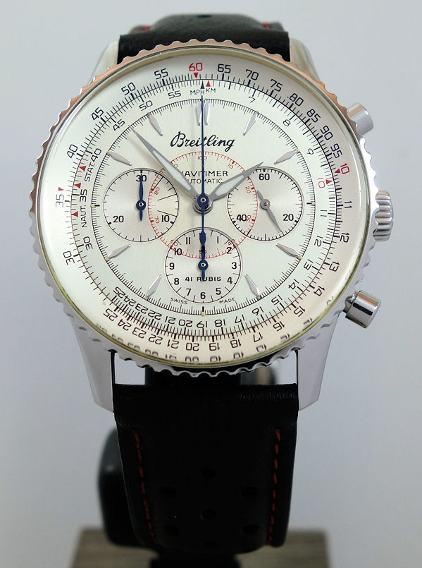 DSC07180 BREITLING Navitimer Montbrillant A30030 Steel 38mm Box & Papers