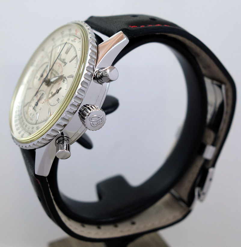 DSC07182 BREITLING Navitimer Montbrillant A30030 Steel 38mm Box & Papers