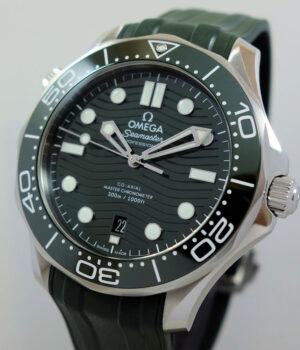 Omega Seamaster Diver 300M GREEN 42mm 210.32.42.20.10.001  Box & Cards 2023