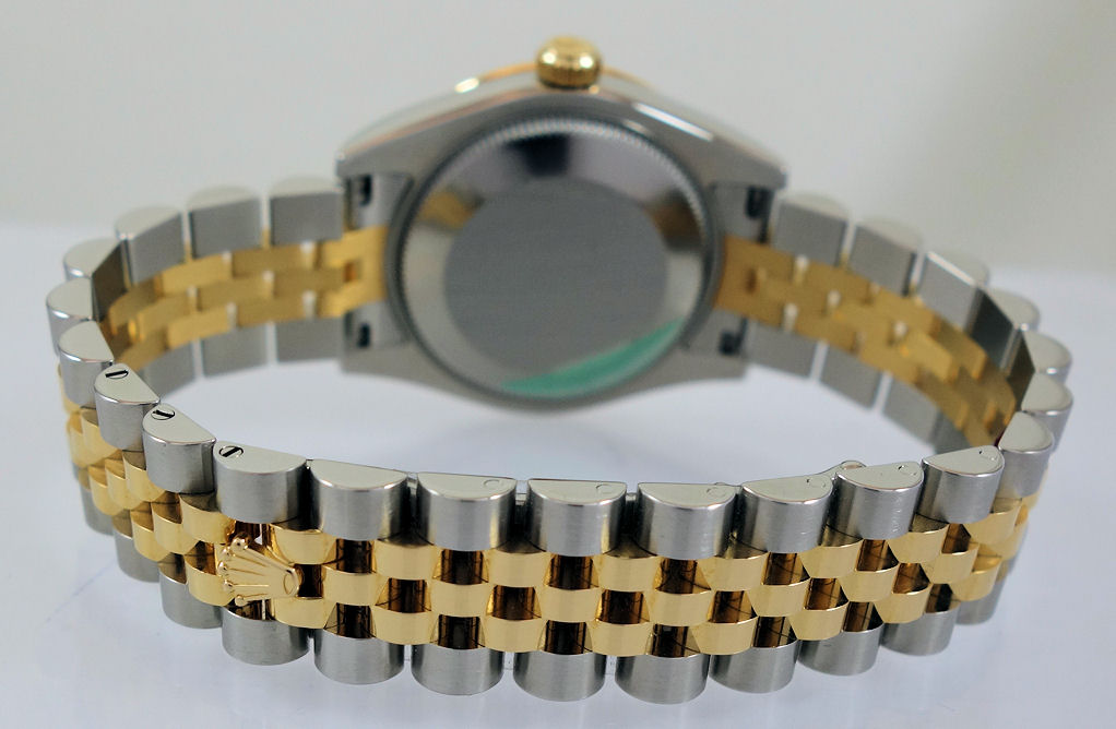 DSC07257 Rolex Datejust 31mm 18k Y/Gold & Steel, FACTORY Diamond Dial & Bezel 178313 **UNUSED**