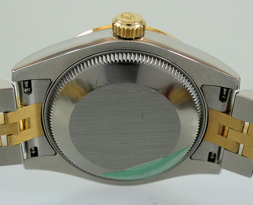 DSC07258 Rolex Datejust 31mm 18k Y/Gold & Steel, FACTORY Diamond Dial & Bezel 178313 **UNUSED**
