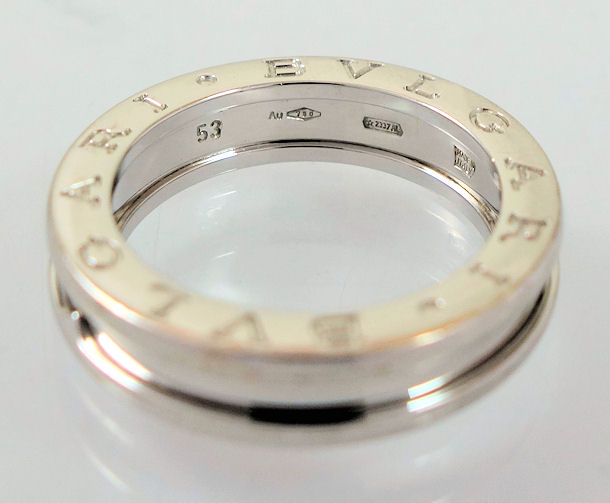 DSC07342 BVLGARI B.zero1 Ring 18k White-Gold Size 53